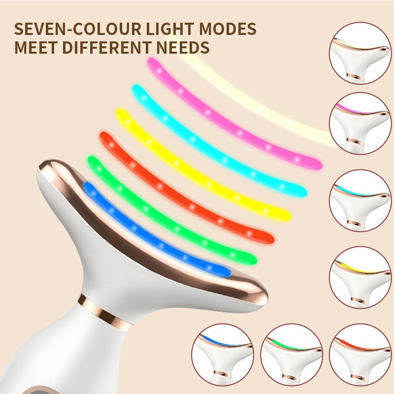 Anti-aging Facial Beauty Device For Reducing Nasolabial Folds And Neck Lines